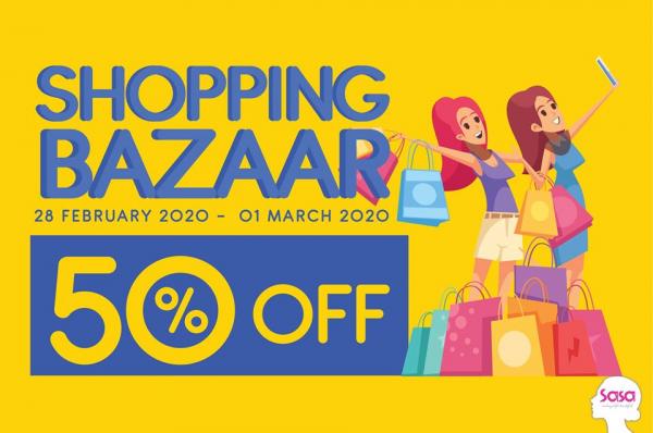 Sasa Shopping Bazaar Sale 50% OFF (28 Feb 2020 - 1 Mar 2020)