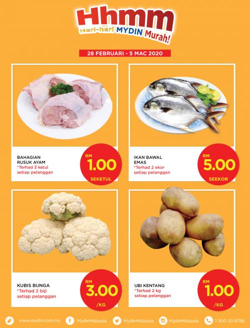 MYDIN Hari-Hari Murah Promotion (28 Feb 2020 - 5 Mar 2020)