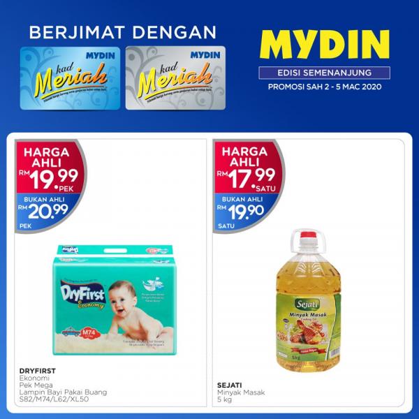 MYDIN Meriah Member Promotion (2 Mar 2020 - 5 Mar 2020)