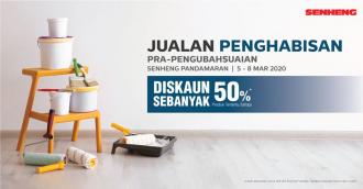 Senheng Pandamaran Pre-Renovation Clearance Sale Discount Up To 50% (5 March 2020 - 8 March 2020)