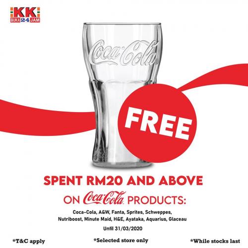 KK Super Mart FREE Limited Edition Coca-Cola Tumbler Promotion (1 Mar 2020 - 31 Mar 2020)