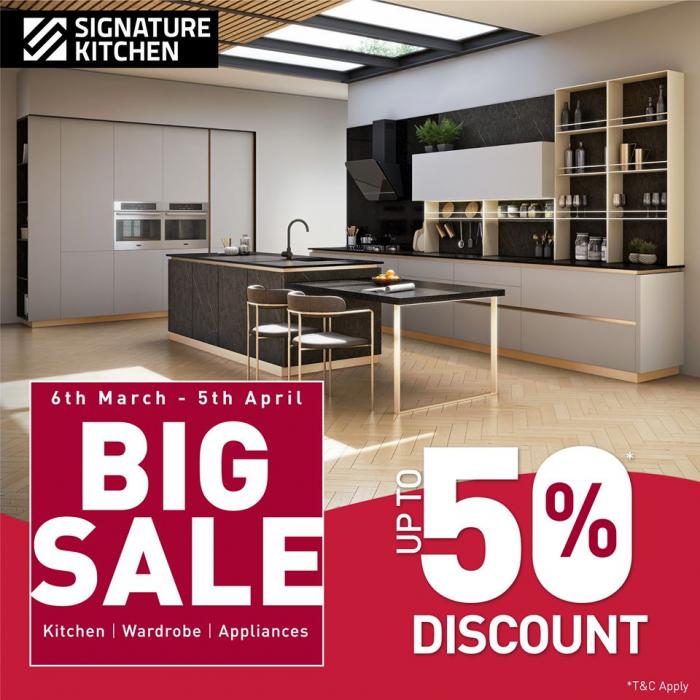 Signature Kitchen Big Sale up to 50% OFF (6 March 2020 - 5 April 2020)
