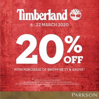 Parkson Timberland Sale 20% OFF (6 March 2020 - 22 March 2020)