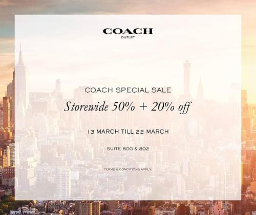 Coach Special Sale at Genting Highlands Premium Outlets (13 Mar 2020 - 22 Mar 2020)