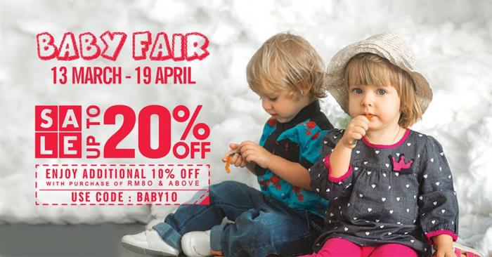 Cheetah Online Baby Fair Sale Up To 20% OFF (13 Mar 2020 - 19 Apr 2020)