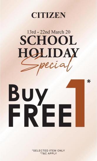Citizen School Holiday Promotion Buy 1 FREE 1 at Johor Premium Outlets (13 March 2020 - 22 March 2020)