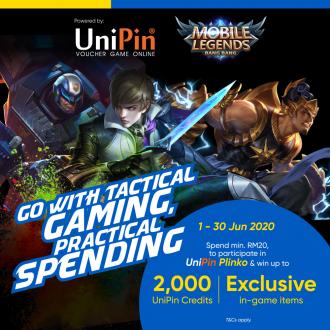 UniPin Plinko Promotion With Touch 'n Go eWallet (1 April 2020 - 30 June 2020)