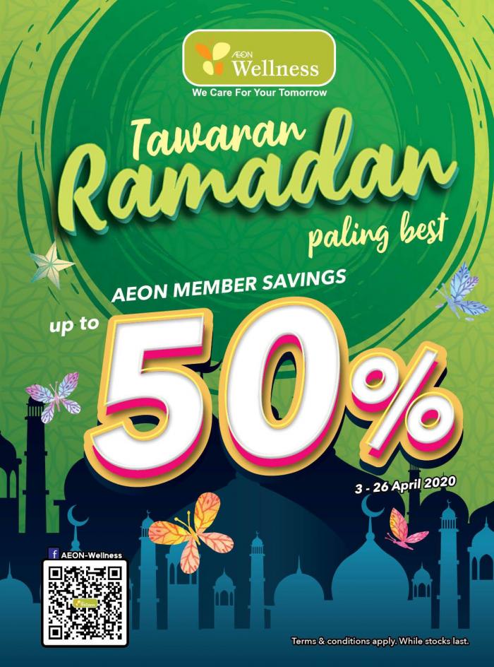 AEON Wellness Ramadan Sale Promotion Catalogue (3 Apr 2020 - 26 Apr 2020)