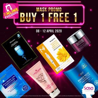 Sasa Online Mask Promotion Buy 1 FREE 1 (8 April 2020 - 12 April 2020)