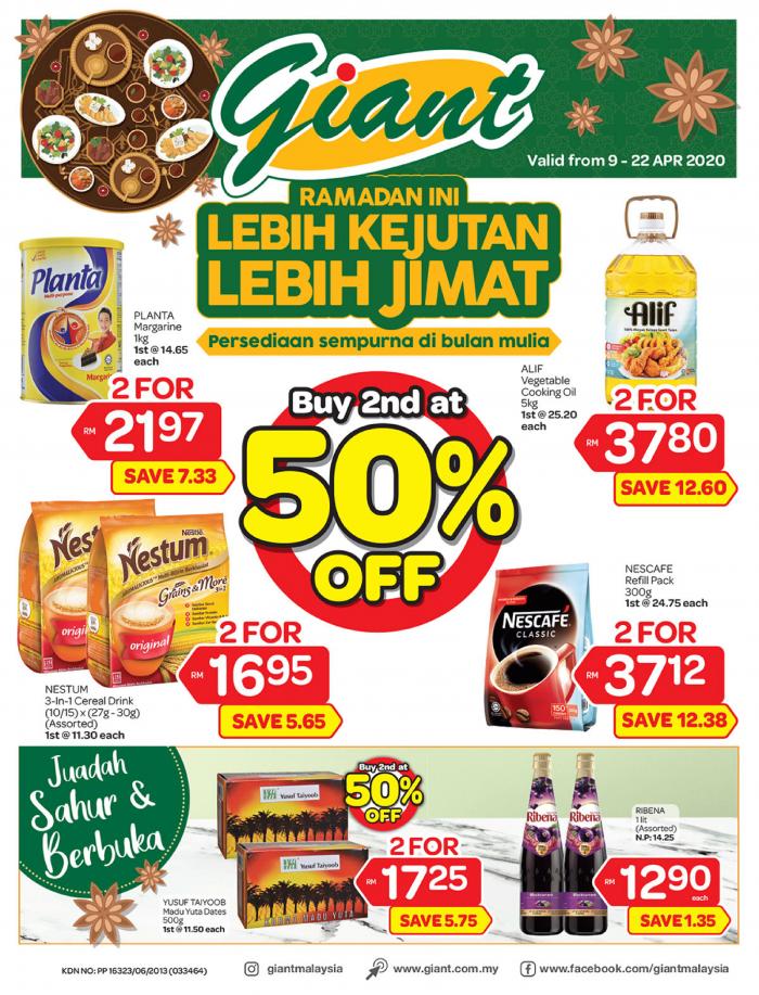 Giant Ramadan Promotion Catalogue (9 Apr 2020 - 22 Apr 2020)