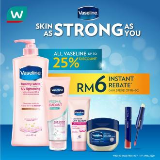 Watsons Online Vaseline Products Sale Up To 25% OFF (10 April 2020 - 16 April 2020)