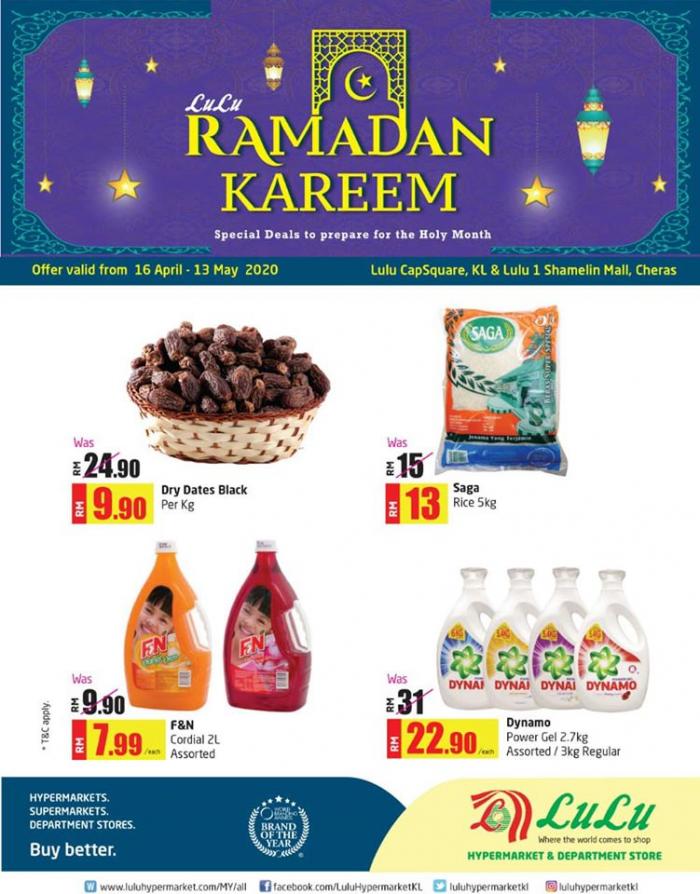 LuLu Hypermarket Ramadan Promotion Catalogue (16 Apr 2020 - 13 May 2020)