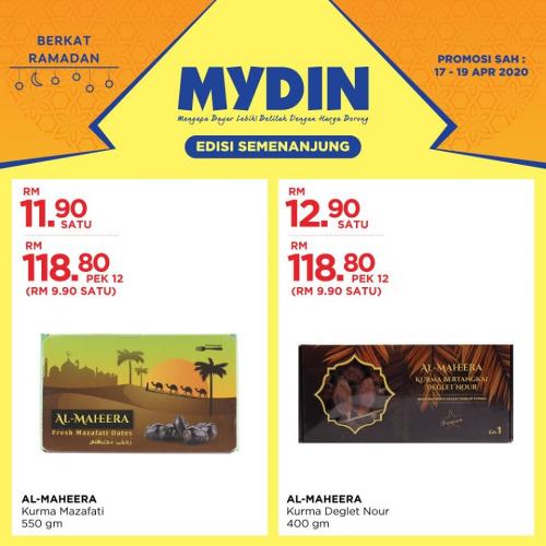 MYDIN Weekend Promotion (17 Apr 2020 - 19 Apr 2020)