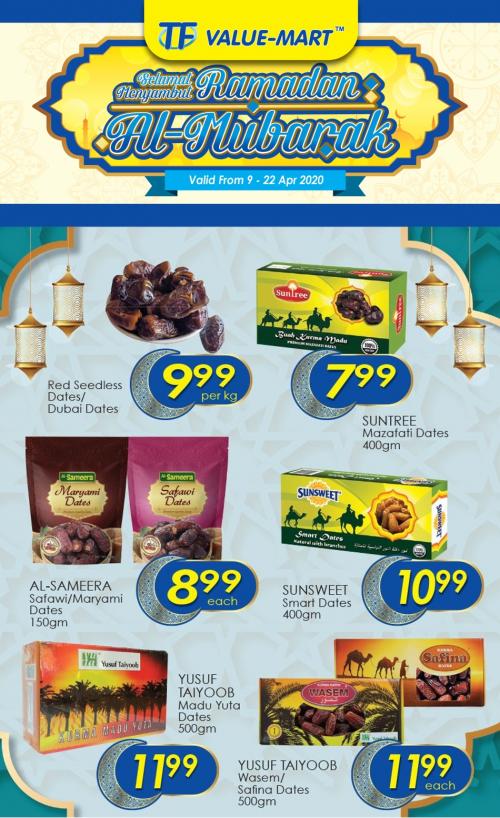 TF Value-Mart Ramadan Kurma Promotion (9 Apr 2020 - 22 Apr 2020)
