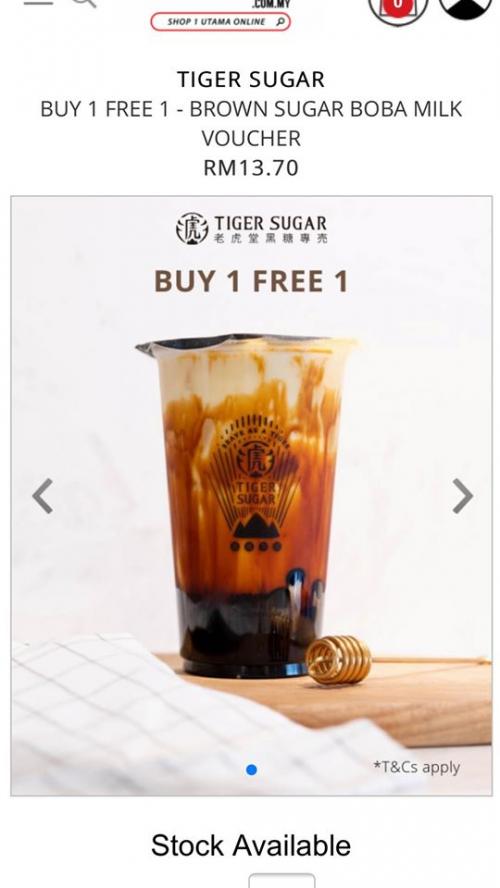 Tiger Super Buy 1 FREE 1 Promotion on 1 Utama One Shop Tiger Super Buy 1 FREE 1 Promotion on 1 Utama One Shop