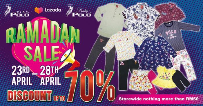 Polo Kids Ramadan Sale Discount Up To 70% OFF on Lazada (23 Apr 2020 - 28 Apr 2020)