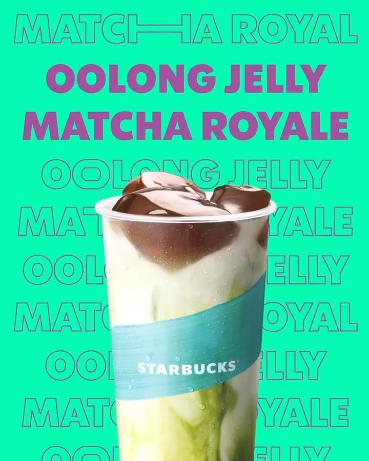 Starbucks Oolong Jelly Matcha Royale