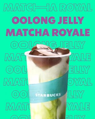 Starbucks Oolong Jelly Matcha Royale