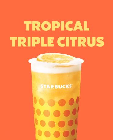 Starbucks Tropical Triple Citrus