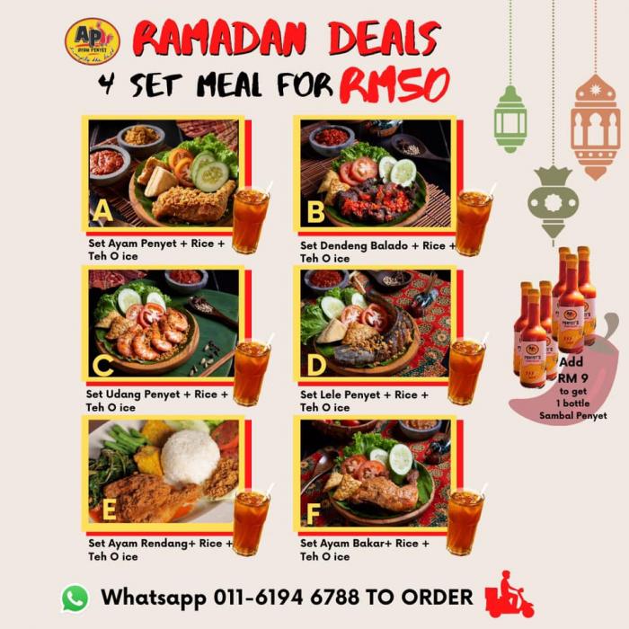 Ayam Penyet AP Ramadan Deals Promotion