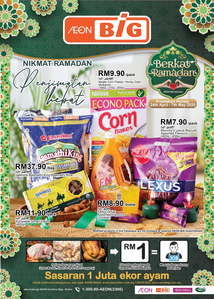 AEON BiG Ramadan Promotion Catalogue (24 Apr 2020 - 7 May 2020)