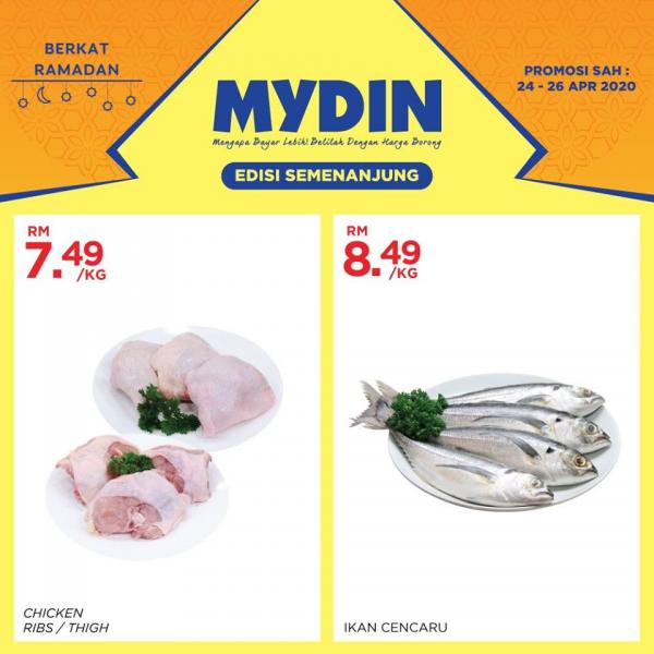 MYDIN Weekend Promotion (24 Apr 2020 - 26 Apr 2020)