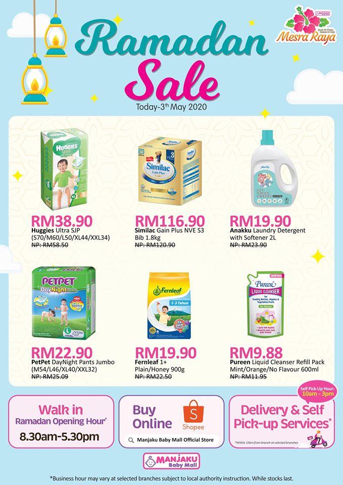 Manjaku Ramadan Sale (valid until 3 May 2020)