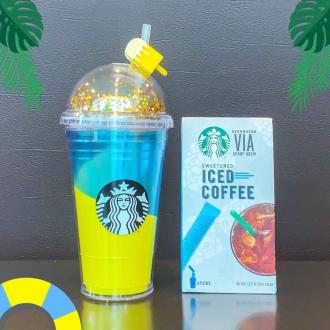 Starbucks Ice Pop Cold Cups  Promotion FREE Iced VIA Ready Brew Coffee (24 April 2020 onwards)