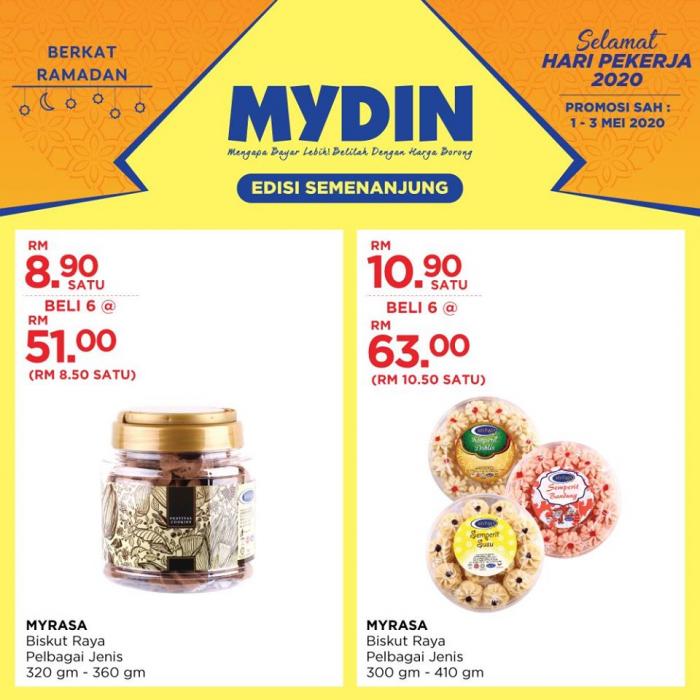 MYDIN Labour Day Promotion (1 May 2020 - 3 May 2020)