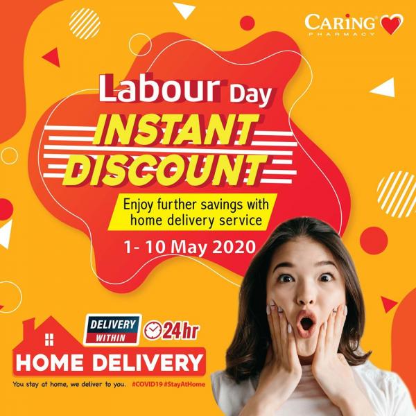 Caring Pharmacy Labour Day Promotion (1 May 2020 - 10 May 2020)