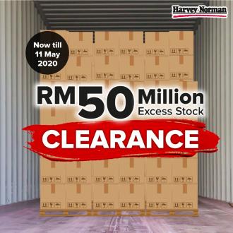 Harvey Norman RM50 Million Excess Stock Clearance Sale (1 May 2020 - 11 May 2020)
