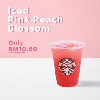 Starbucks Iced Pink Peach Blossom Promotion