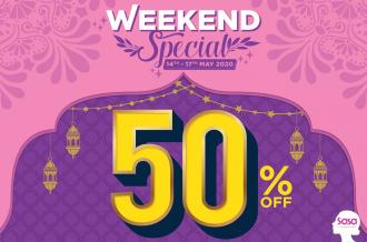 Sasa Weekend Sale 50% OFF (14 May 2020 - 17 May 2020)