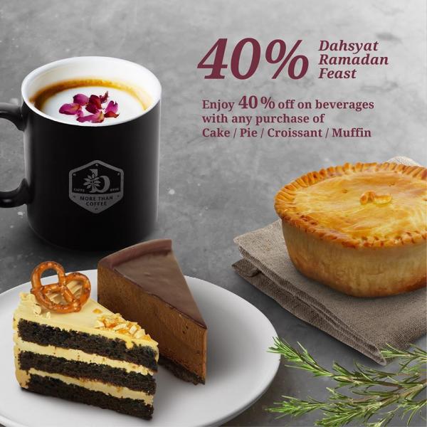 Caffebene Ramadan Promotion 40% OFF (14 May 2020 - 13 Jun 2020)