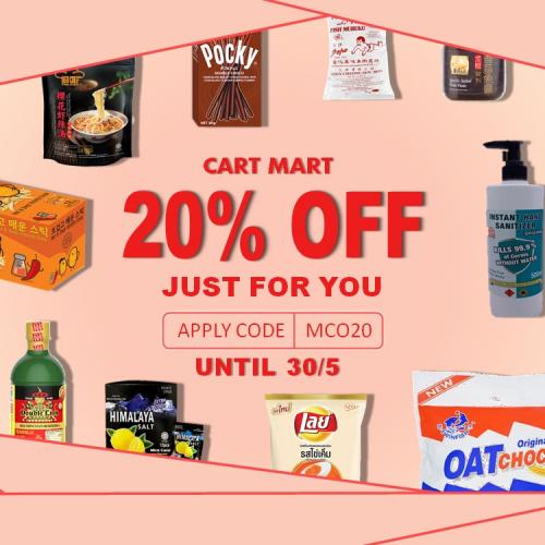 Cart Mart Promotion 20 OFF (valid until 30 May 2020)