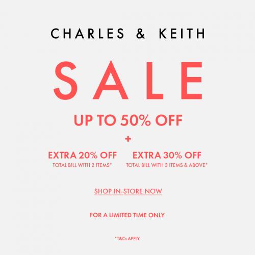 Charles & Keith Raya Sale Up To 50% OFF Charles & Keith Raya Sale Up To 50% OFF