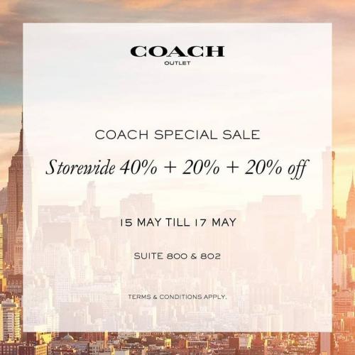 Coach Special Sale at Genting Highlands Premium Outlets (15 May 2020 - 17 May 2020) Coach Special Sale at Genting Highlands Premium Outlets (15 May 2020 - 17 May 2020)