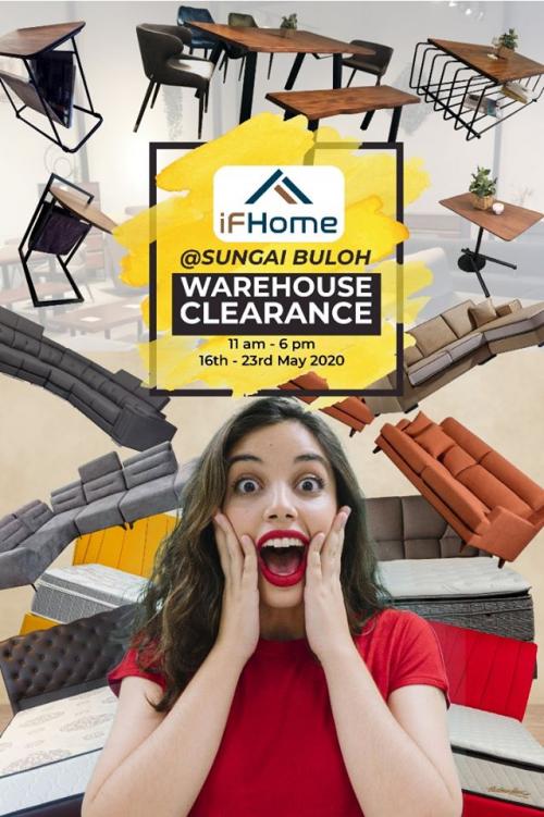 IF Home Warehouse Clearance Sale Up To 80% OFF (16 May 2020 - 23 May 2020)