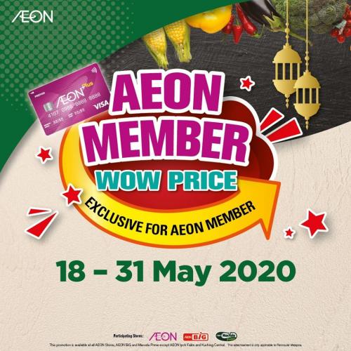 AEON Member Wow Price Raya Promotion (18 May 2020 - 31 May 2020)