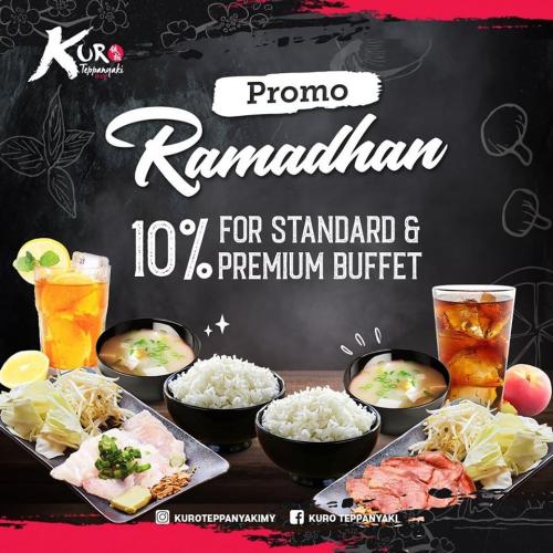 Kuro Teppanyaki Ramadan Promotion (valid until 30 May 2020)
