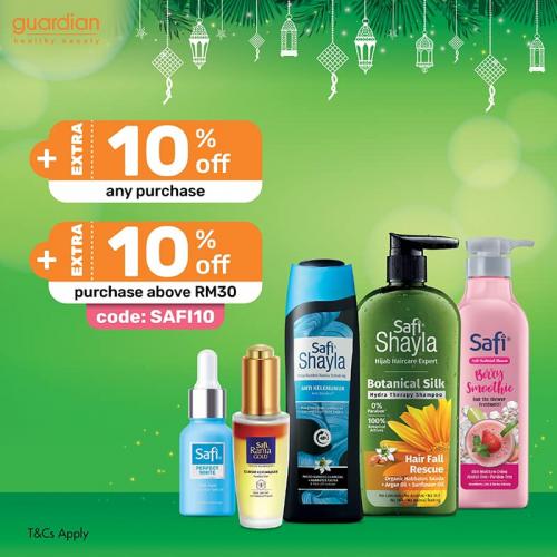 Guardian Online Safi Products Promotion (1 May 2020 - 31 May 2020)