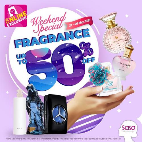 Sasa Weekend Fragrance Online Sale Up To 50% OFF (21 May 2020 - 26 May 2020)