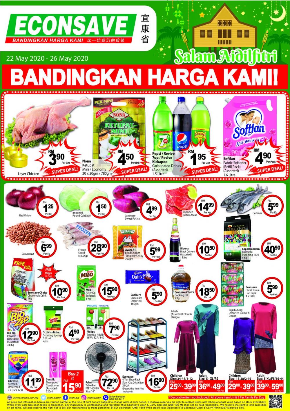 Econsave Hari Raya Promotion (22 May 2020 - 26 May 2020)