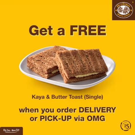 OLDTOWN White Coffee Puchong FREE Kaya & Butter Toast Promotion OLDTOWN White Coffee Puchong FREE Kaya & Butter Toast Promotion