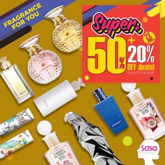 Sasa Fragrance Items Super Sale 50% + 20% OFF (16 May 2020 onwards)