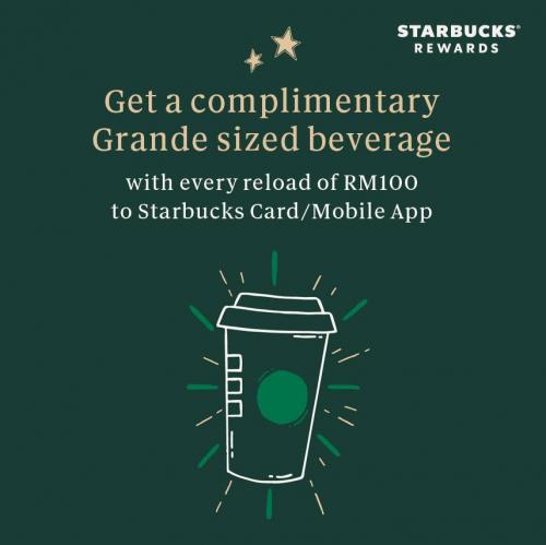 Starbucks FREE Grande-size Beverage Promotion (valid until 30 Jun 2020)