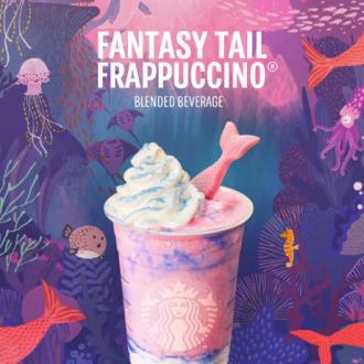 Starbucks Fantasy Tail Frappuccino Blended Beverage