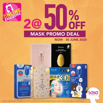 Sasa Mask Online Sale Buy 2 @ 50% OFF (valid until 30 June 2020)