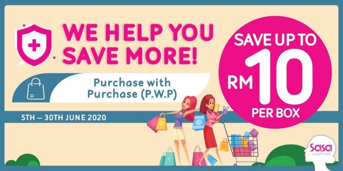 Sasa Face Mask PWP Promotion Save Up To RM10 (5 Jun 2020 - 30 Jun 2020)