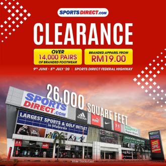 Sports Direct Stock Clearance Sale (9 June 2020 - 5 July 2020)
